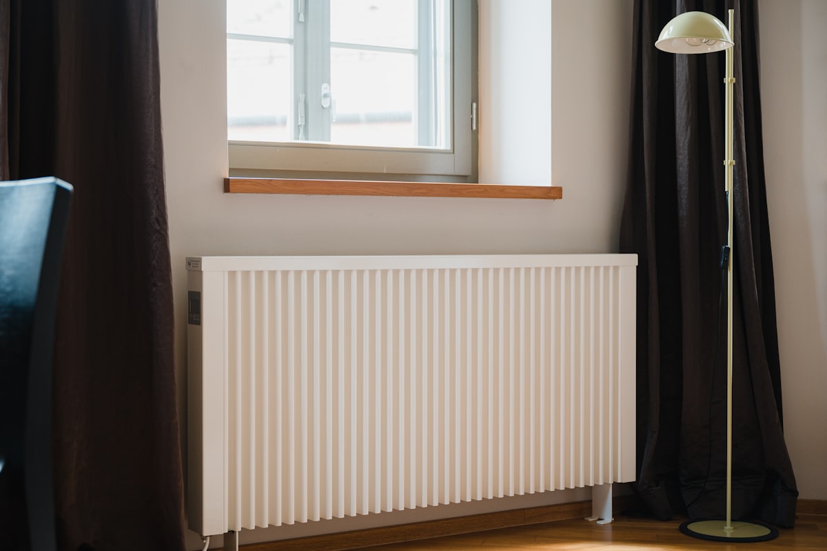 Radiators on a central heating system after a powerflush